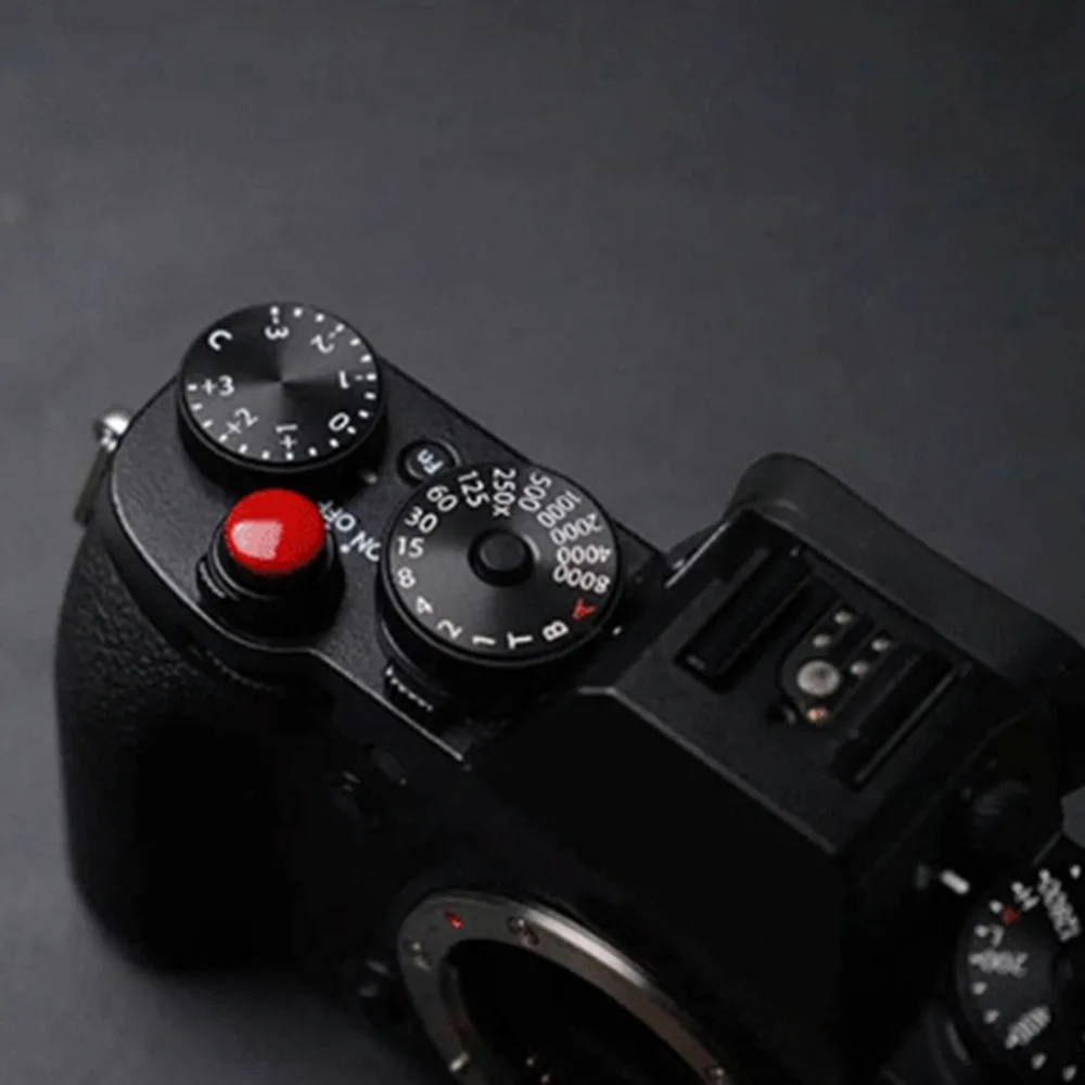 Вогнутая кнопка спуска затвора с резиновым кольцом 11 мм для Olympus Fujifilm PEN F