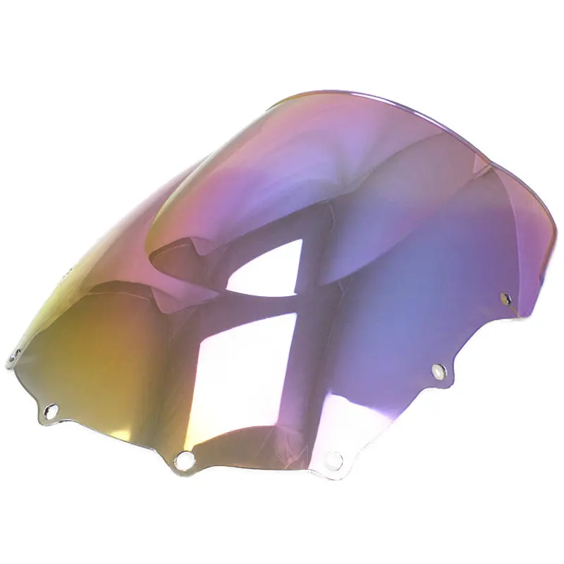 Лобовое стекло мотоцикла для 1993-2007 Kawasaki ZZR400 ZZR600 ZZR 400 600 черный - Цвет: Iridium 2