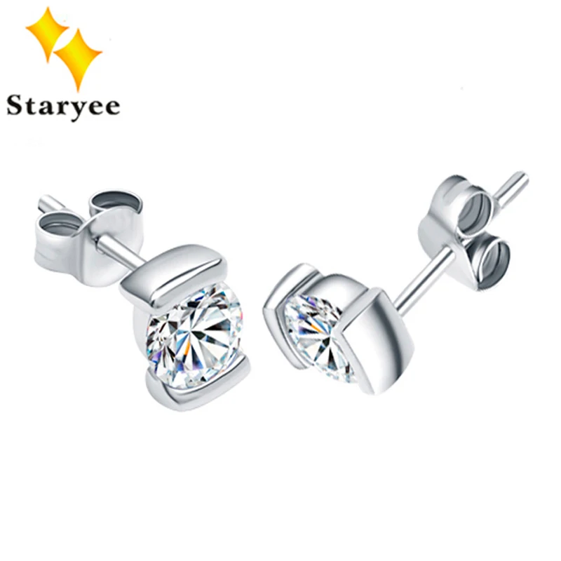 

Серьги с муассанитом и бриллиантами, 1,0 карат