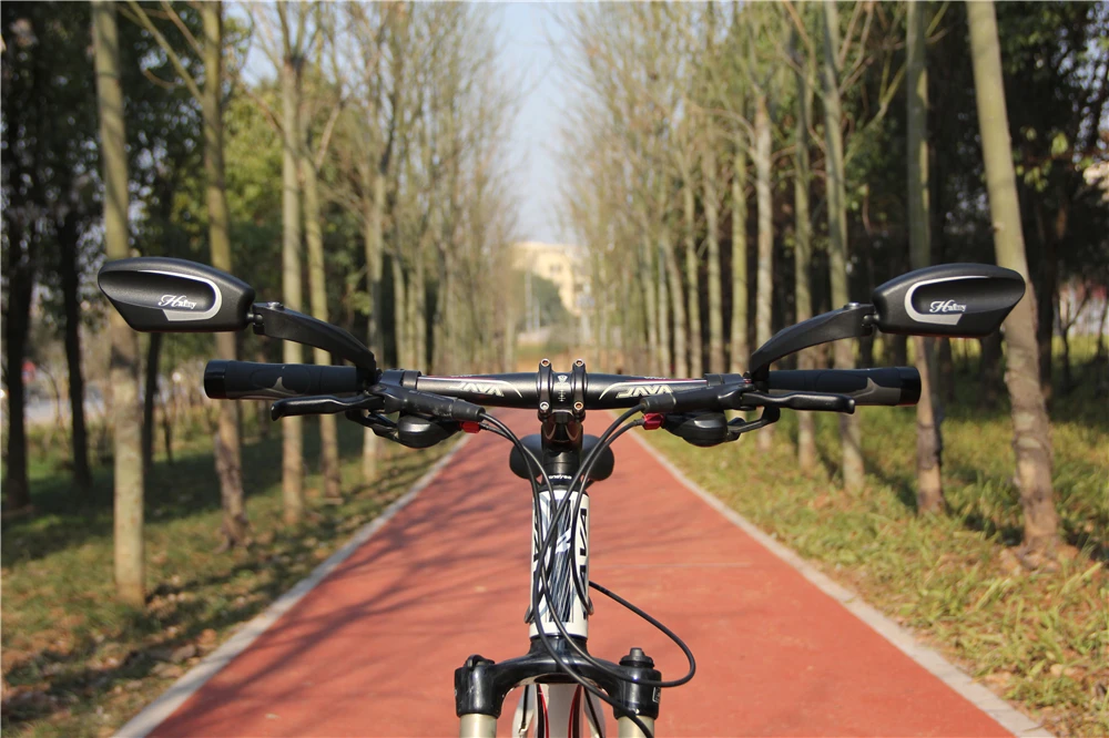Hafny Велосипедное Зеркало из нержавеющей стали для объектива MTB руль боковое безопасное зеркало заднего вида для шоссейного велосипеда велосипедные гибкие зеркала заднего вида
