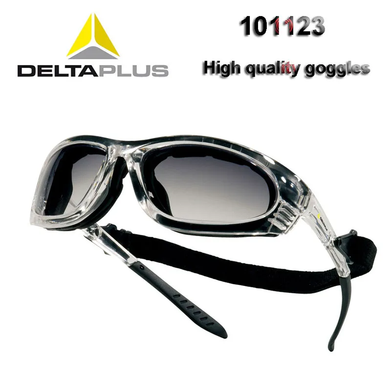 Защитные очки DELTA PLUS 101123, градиентная Съемная пузырчатая оправа, очки, анти-шок, УФ-защита, велосипедные защитные очки