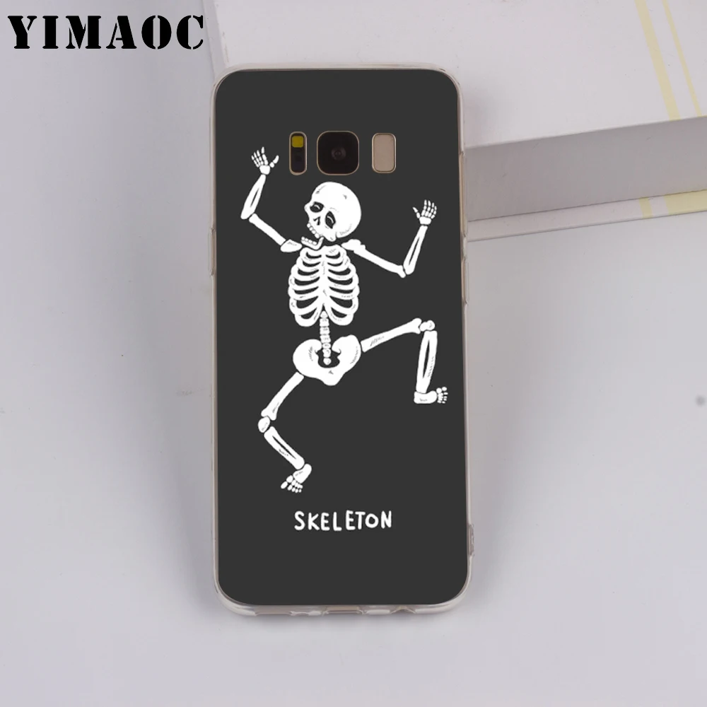YIMAOC Skeletoff Скелет после того как жизнь для samsung Galaxy A10 A20 A30 A40 A50 A70 A2 J4 J6 J7 J8 Core Duo