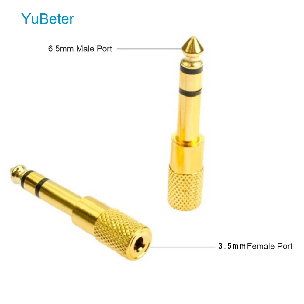 Кабель адаптер YuBeter Mini AUX 6 5 мм с разъемом 3 для наушников микрофона аудио