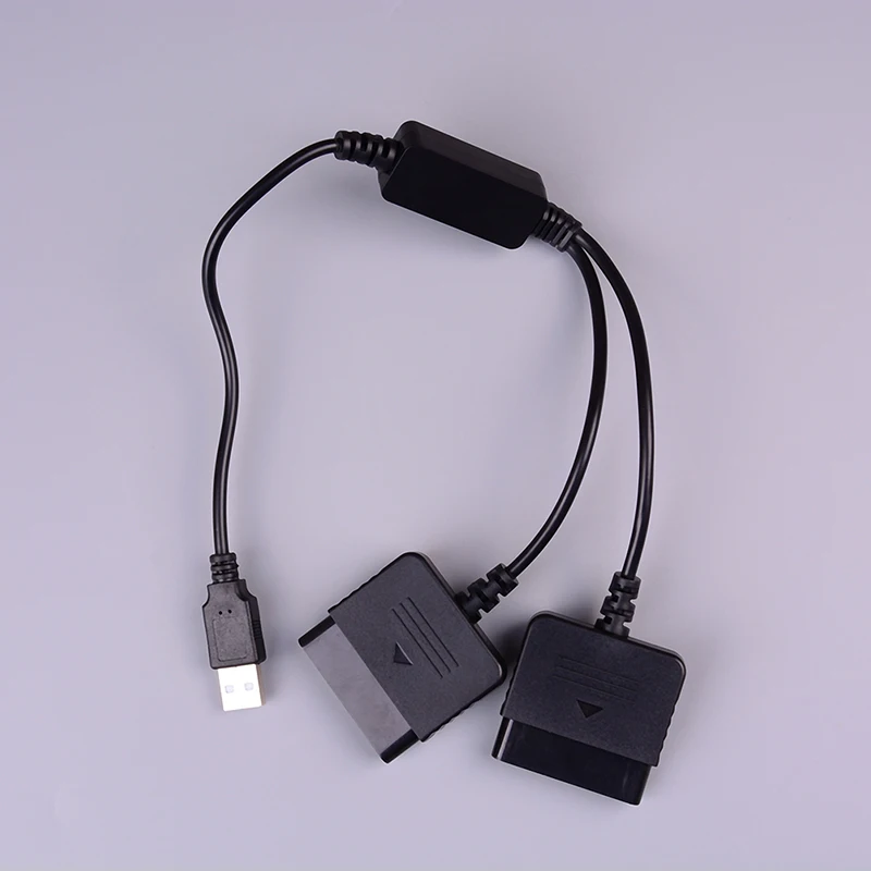 1pc кабели для PS1 PS2 постоянного тока до PC USB 2,0 контроллер адаптер конвертер для PS2 проводной контроллер для sony PlayStation2