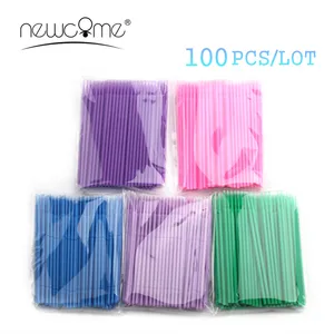 1 Сумка прочные Микро одноразовые ресницы для наращивания индивидуальные Аппликаторы тушь для ресниц кисть для губ для наращивания ресниц инструменты для макияжа