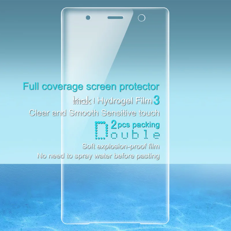 2PCS Full coverage for Sony Xperia XZ2 Premium Screen protector and Back cover Imak Hydrogel Film | Мобильные телефоны и