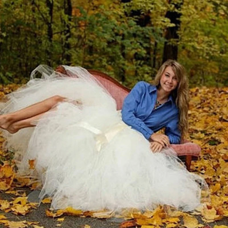 

Hot Red Floor Length Wedding Skirt Tulle Overskirt Sexy Pleated Fashion Handmade Woman Tutu Female Long Skirt Lolita petticoat
