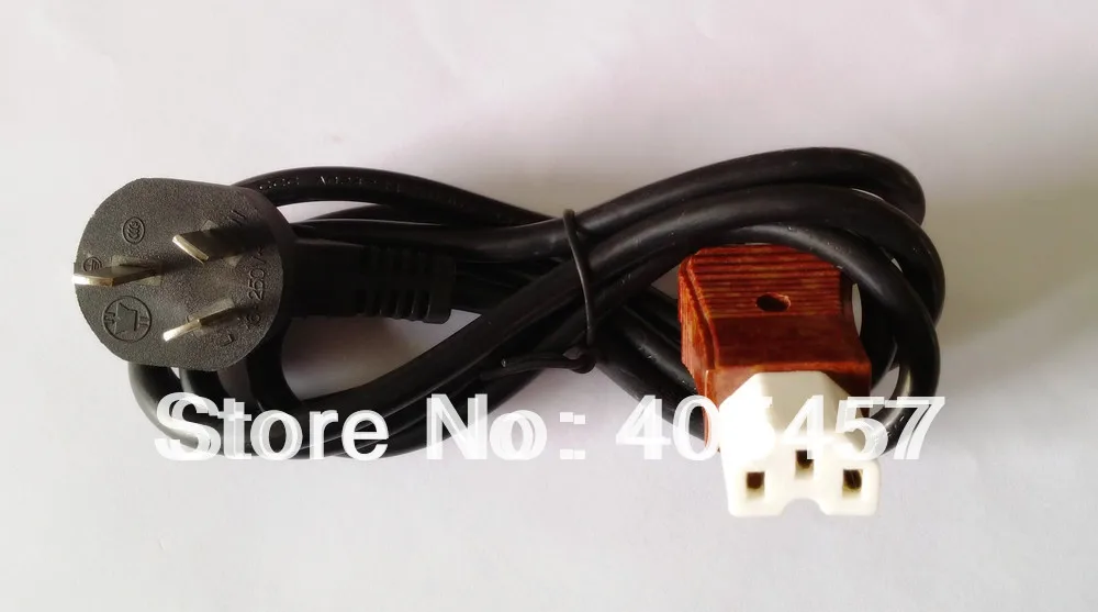 

high-temperature three holes power cord, delta wire,delta power cord,3 pin ceramic plug power cord