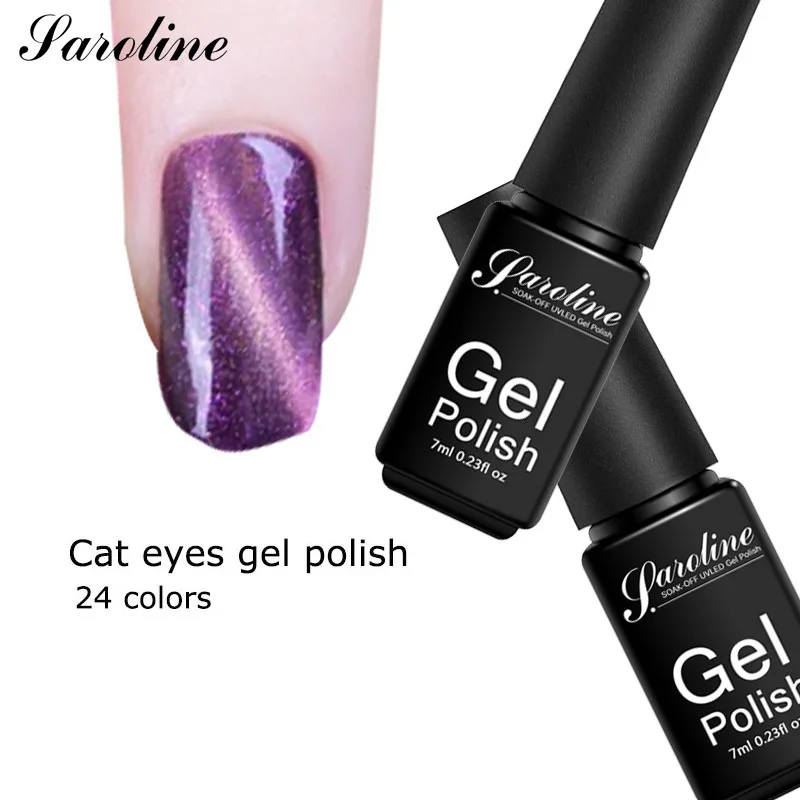 Saroline 3D Гель-лак кошачий глаз Полупостоянный 7 мл арт-дизайн блестящий UV гелевое