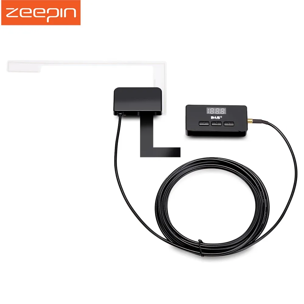 ZEEPIN Универсальный BOX5 DAB + приемник с 3 м антенна для автомобиля домашнего аудио
