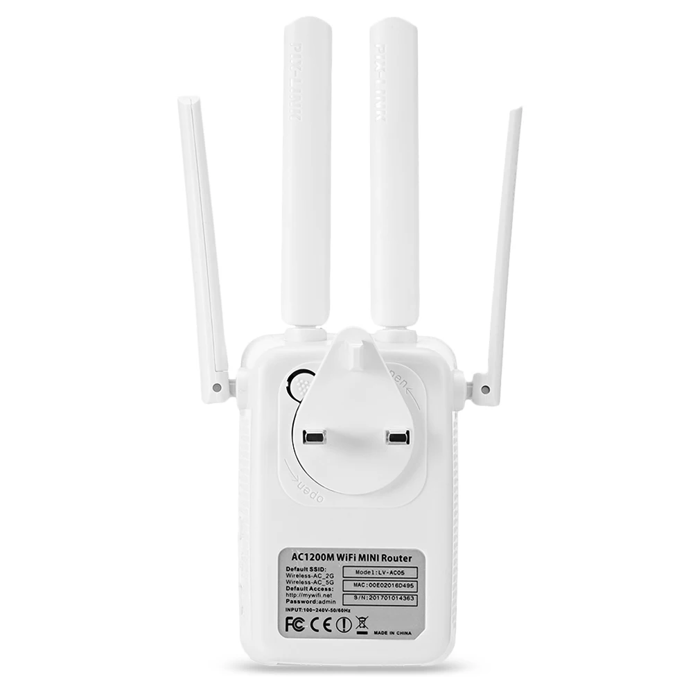 PIX-LINK LV-AC05 Wi-Fi ретранслятор Range Extender 1200 м Dual band Беспроводной AP маршрутизатор 4