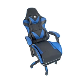 Blue Новое поступление, игровое кресло из синтетической кожи для гонок, Интернет-кафе, WCG компьютерное кресло, удобное кресло для дома - Цвет: Blue