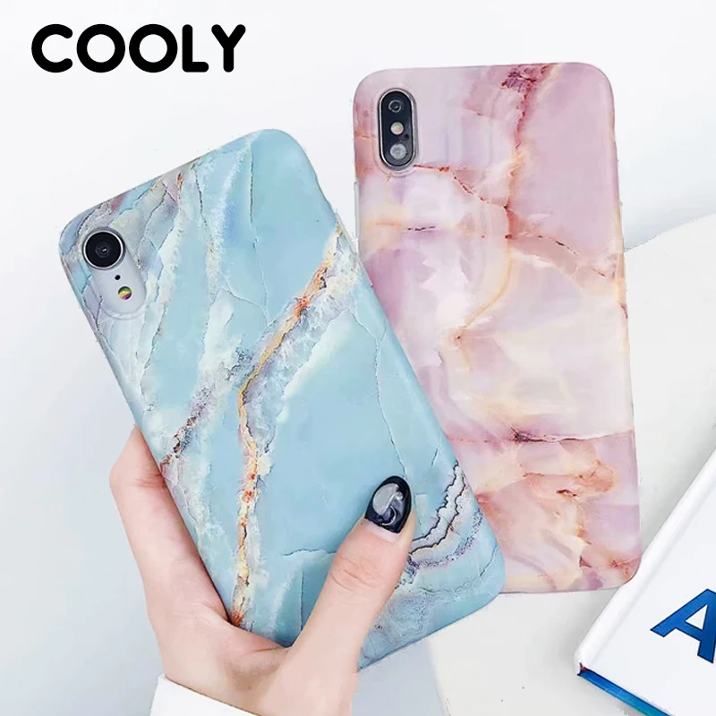 COOLY Pink Marble Case For Huawei P20 Lite P30 Pro Mate 20 Nova 3 2S 3i 3e 4e Cover iphone 6 S 7 8 X Max XR Silicone Coque |