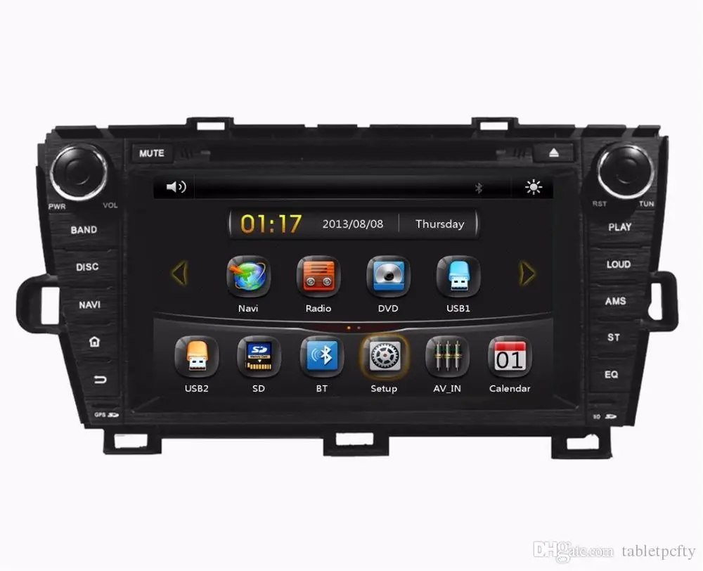 8 &quotавтомобильный DVD плеер с GPS (опционально) аудио Радио стерео BT/TV головное