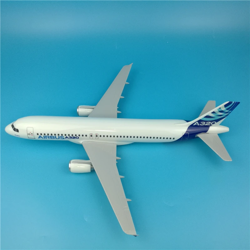 37 см Airbus A320 прототип Смола Модель самолета масштаб 1:200 литье под давлением