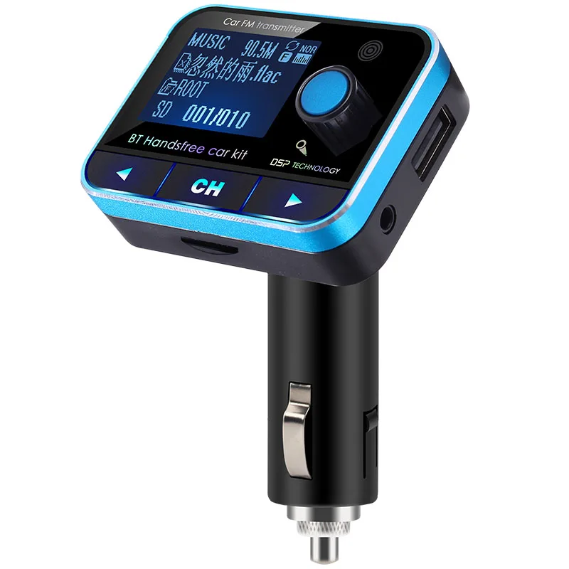 Автомобильный беспроводной FM передатчик с ЖК дисплеем 2017 дюйма|kit hands free|bluetooth car