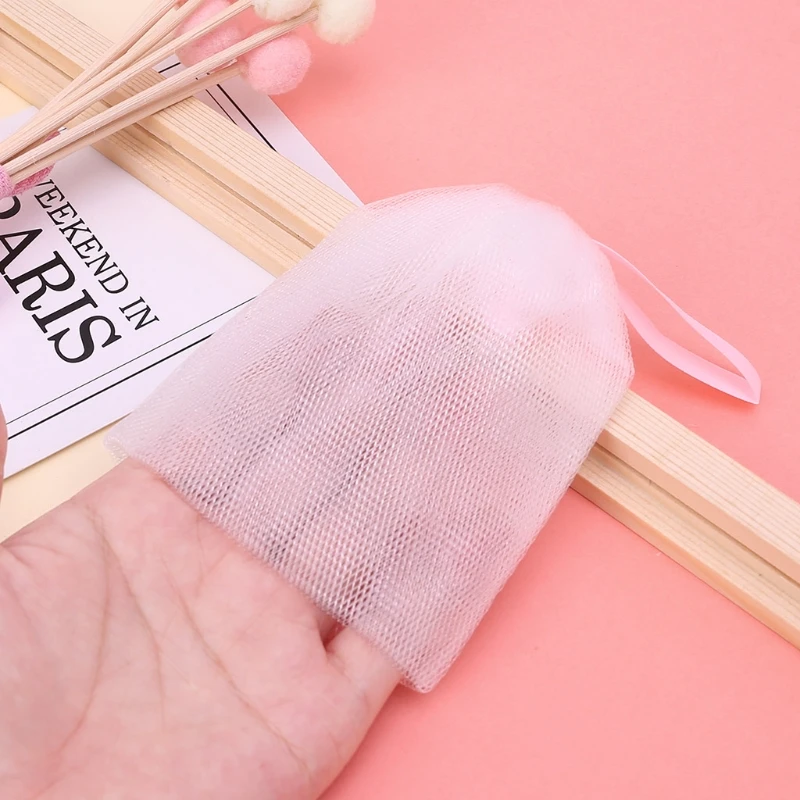 5 шт. сумка для мыла Легкий производитель пузырей сетчатый мешочек держатель