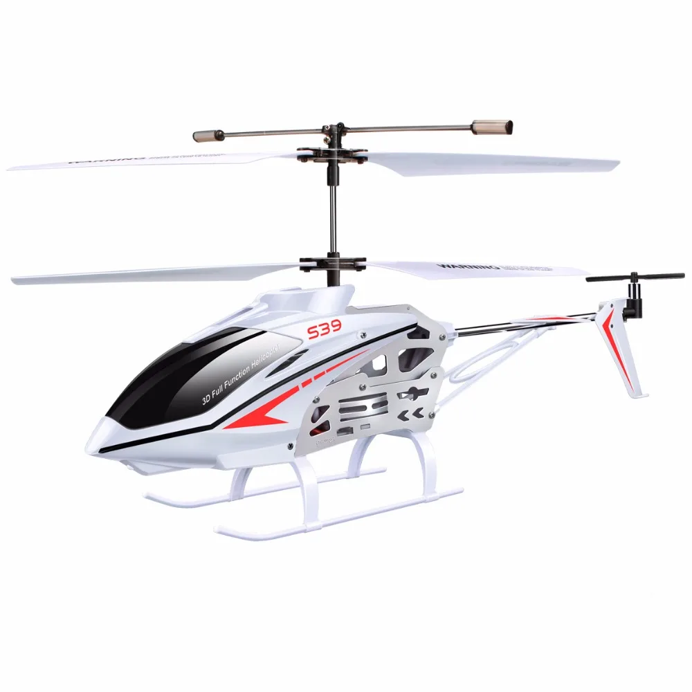 Оригинальный Syma S39 2 4G 3CH RC вертолет с гироскопом светодиодный алюминиевый пульт
