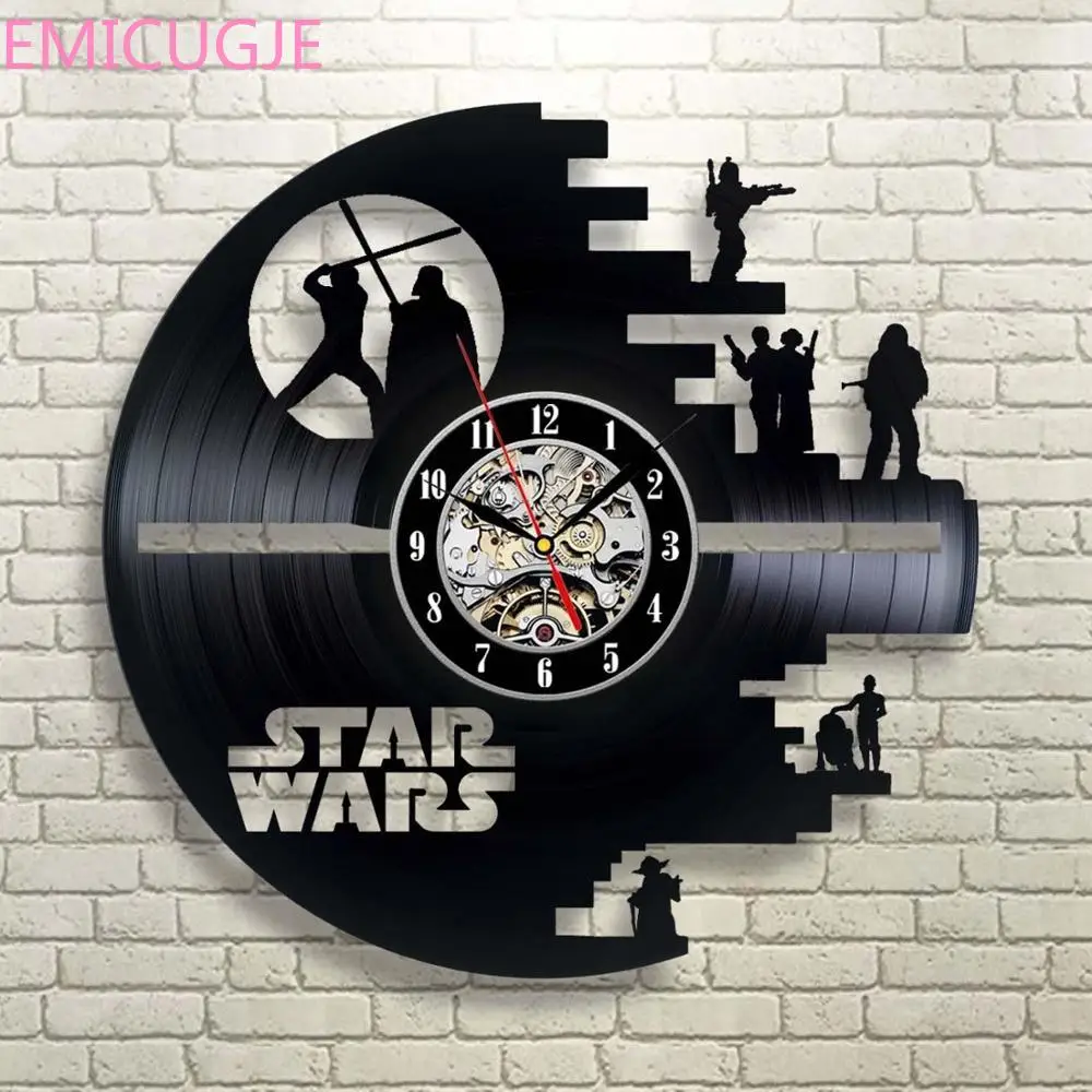 Виниловая запись дизайн настенные часы модные креативные CD виниловые дисковые