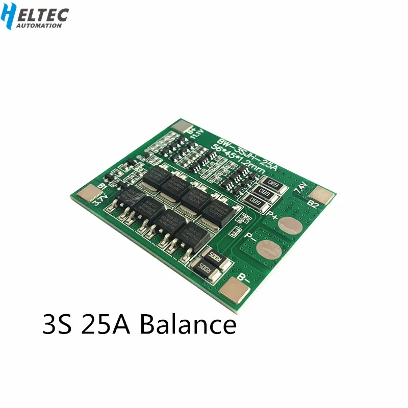 3S 25A BMS 12 В литиевая батарея Защита доска электрические инструменты опрыскиватель сбалансированная схема для Ternary/