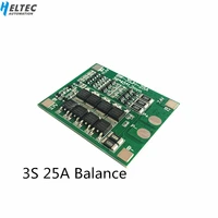 wholesale 3s 25a bms 12v lithium battery protection board electric tools sprayer balanced circuit for ternary