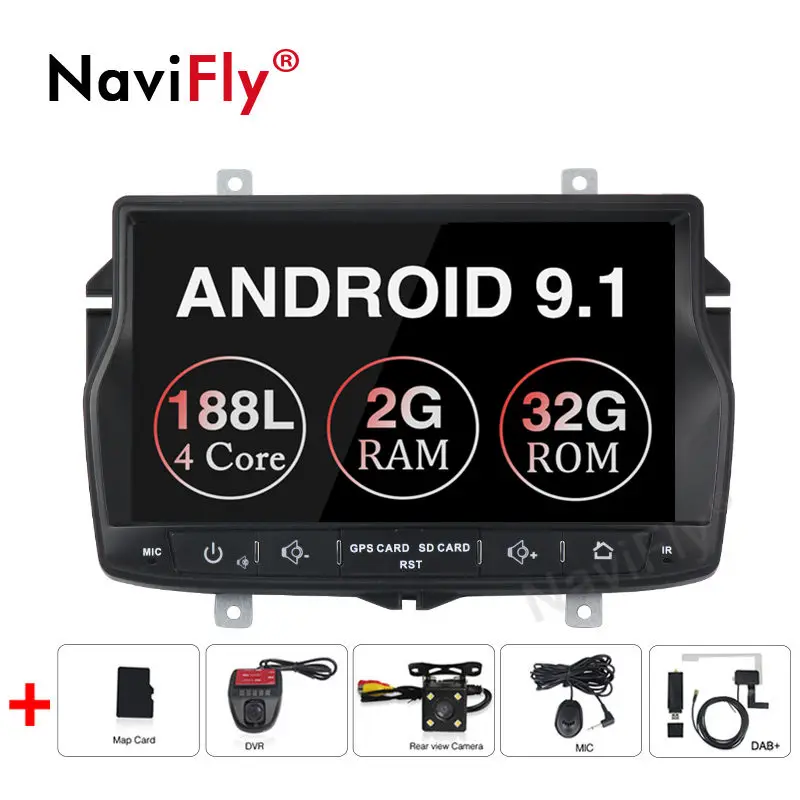 Русская меню HD1024 * 600 Android 9 1 автомобильный gps навигация Авторадио для Lada/vesta