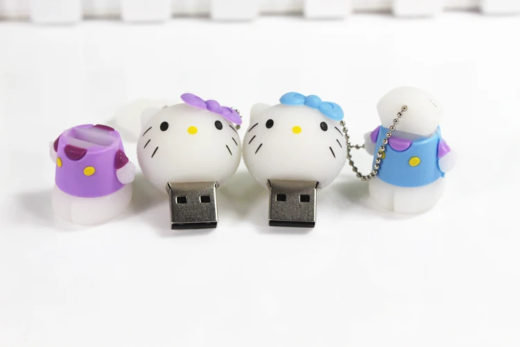 Флеш-накопитель hello kitty usb 32g флеш-накопитель cat 64g флешка 4 Гб u диск 8g 16g с