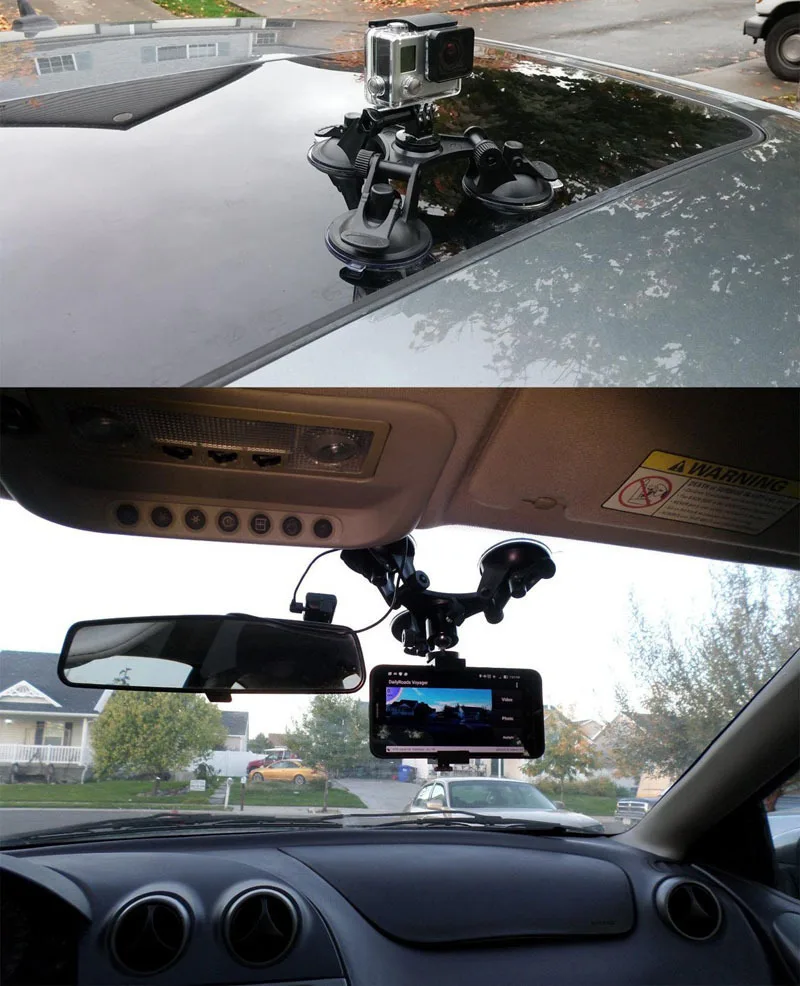 Аксессуары для спортивной камеры ANJIRUI GOPRO hero3 +/4/5 низкий угол автомобиля с