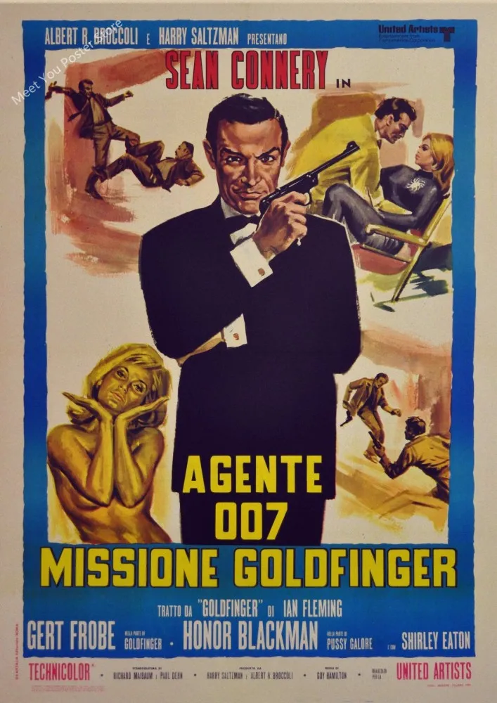 007 James Bond фильм плакат крафт-бумага стена коричневый ВИНТАЖНЫЙ ПЛАКАТ Бар Кафе гостиная плакаты обои домашний Декор подарок A3