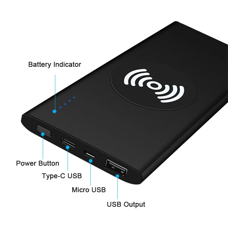 10000mah Power Bank Case For Meizu M3 M6 Note Pro 7 6 Plus Cell Phone External Battery Supply Powerbank Wireless Portable Charge |