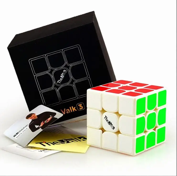 valk 3 white Qiyi The Valk 3 power M Магнитный Valk3 Mini Valk 3 профессиональный 3x3 магический куб speed Mofangge Competition Puzzle Cubes детские игрушки - Цвет: valk 3 white