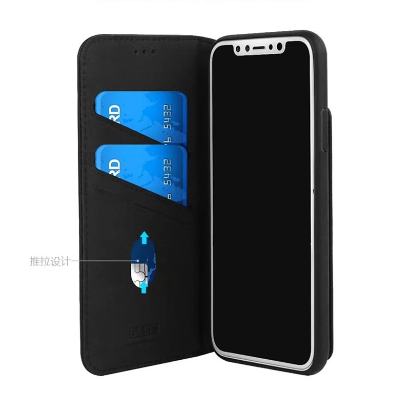 Бренд GEBEI кожаный флип уникальный магнит дизайн чехол подставка для iPhone XS Max XR X 11 Pro Max кошелек чехол s задняя крышка