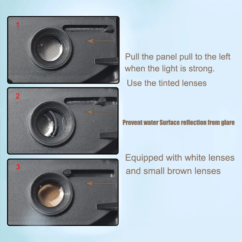 Портативные увеличительные очки пластиковые линзы Лупа бинокль телескоп для