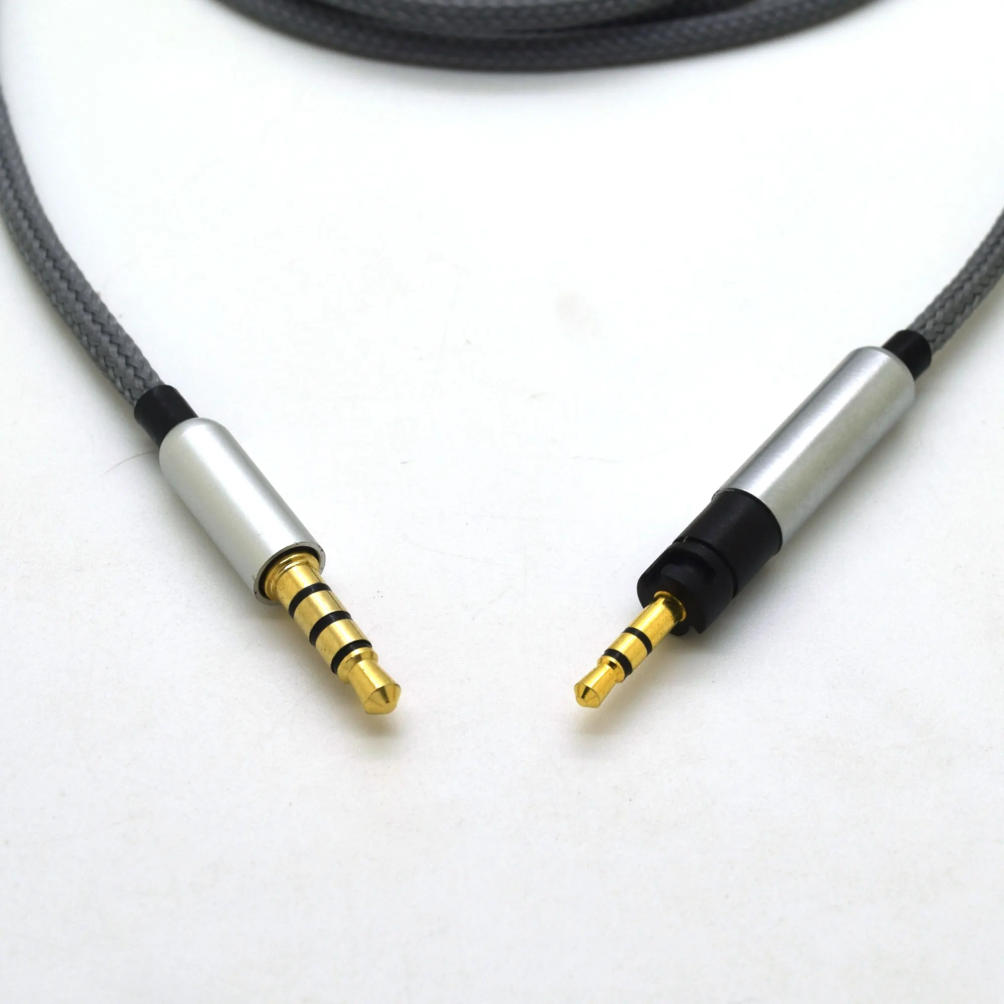 Сменный кабель для наушников Sennheiser HD4.40 HD4.50 BT Модернизированная Посеребренная