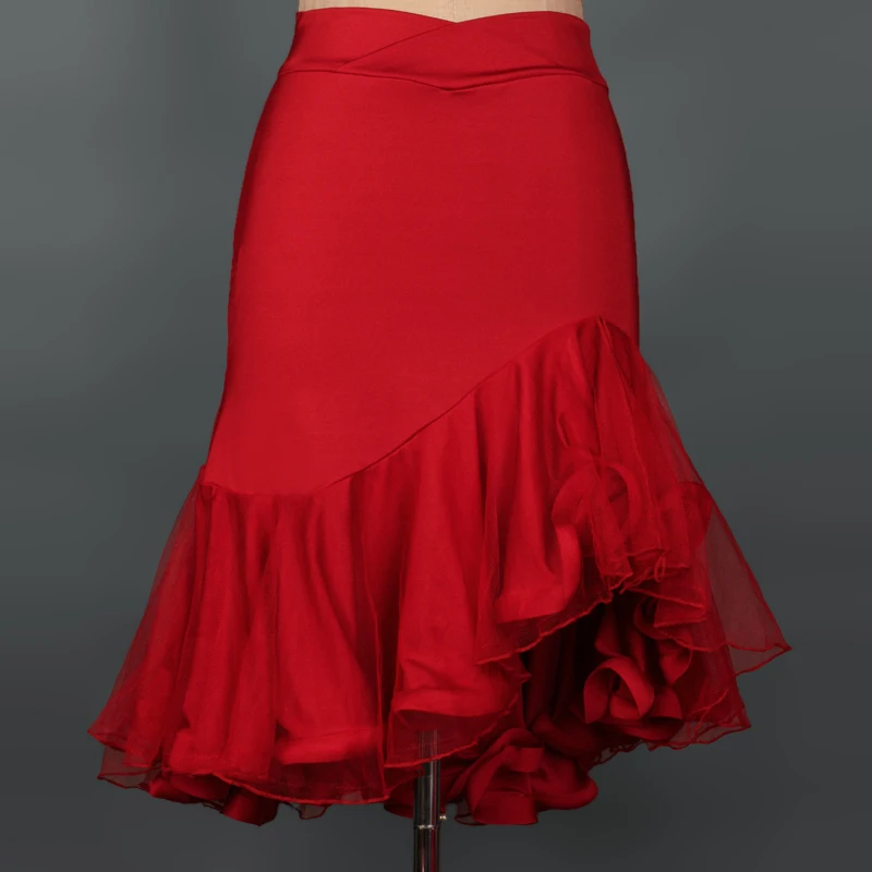 Женская юбка для латиноамериканских танцев с бахромой на заказ модель D0216|latin dance