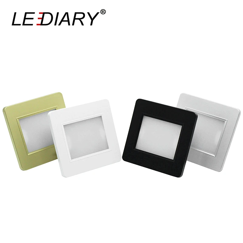 Светодиодный светильник LEDIARY с радарным датчиком 100 в 240 2 Вт квадратные