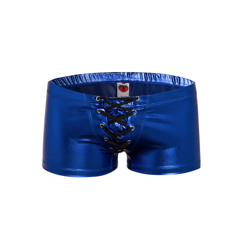 

Men's Faux Leather Beach Trunks Boxers Shorts,Beach Trunks Shorts,Four Colors