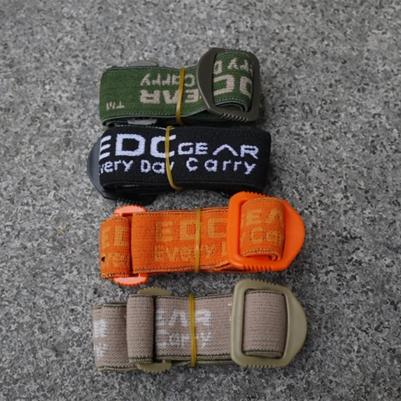 EDC Gear 2 шт./лот разноцветные регулируемые эластичные повязки на голову для