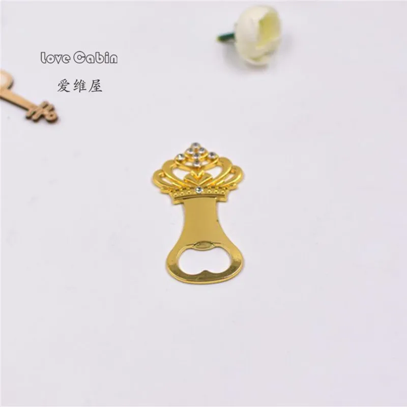 Diamond Crown Bottle Opener Wedding favor Baby Show Christmas Birthday Party House Moving Gift Business Travel Souvenirs 30pcs | Дом и сад