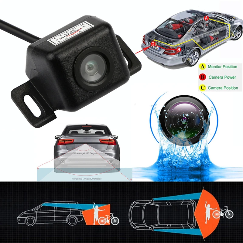 High Quality 170 CMOS Waterproof Car Rear View Reverse Backup Parking Camera HD Night Vision | Автомобили и мотоциклы