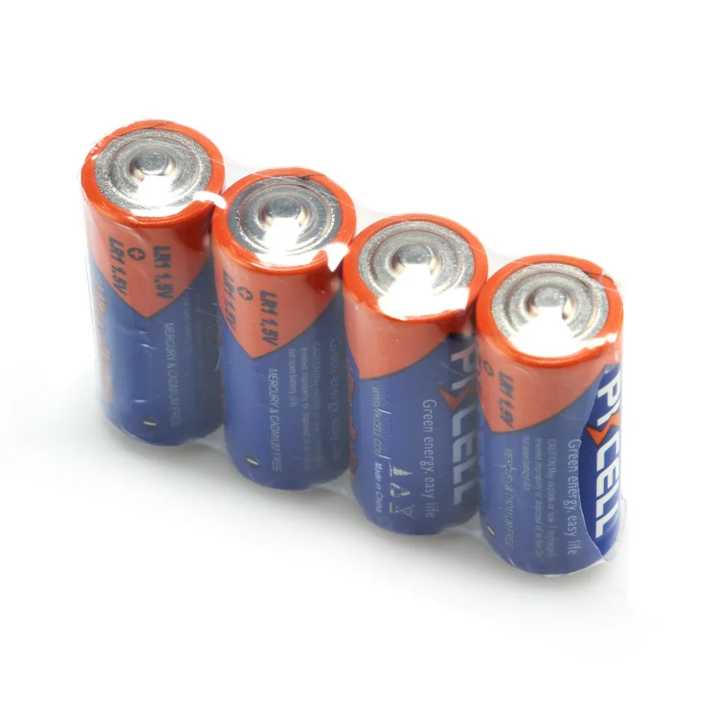 PKCELL 4 шт./упак. 1 5 V N размер LR1 UM 910A E90 MN9100 AM5 щелочная батарея одноразового
