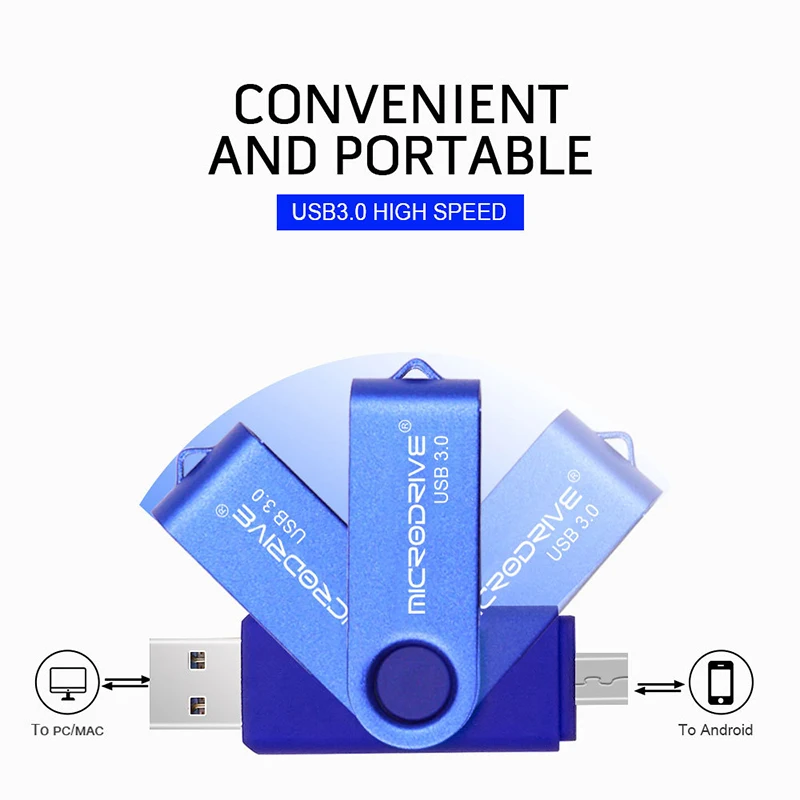 OTG USB флеш накопитель cle usb otg u диск 32g для телефона Android ручка 3 0 металлические