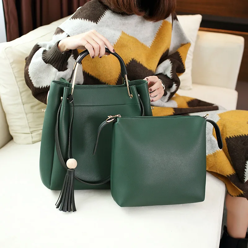 Мода PU Для женщин композитный мешок Сумки женщина кожаный Курьерские Роскошные