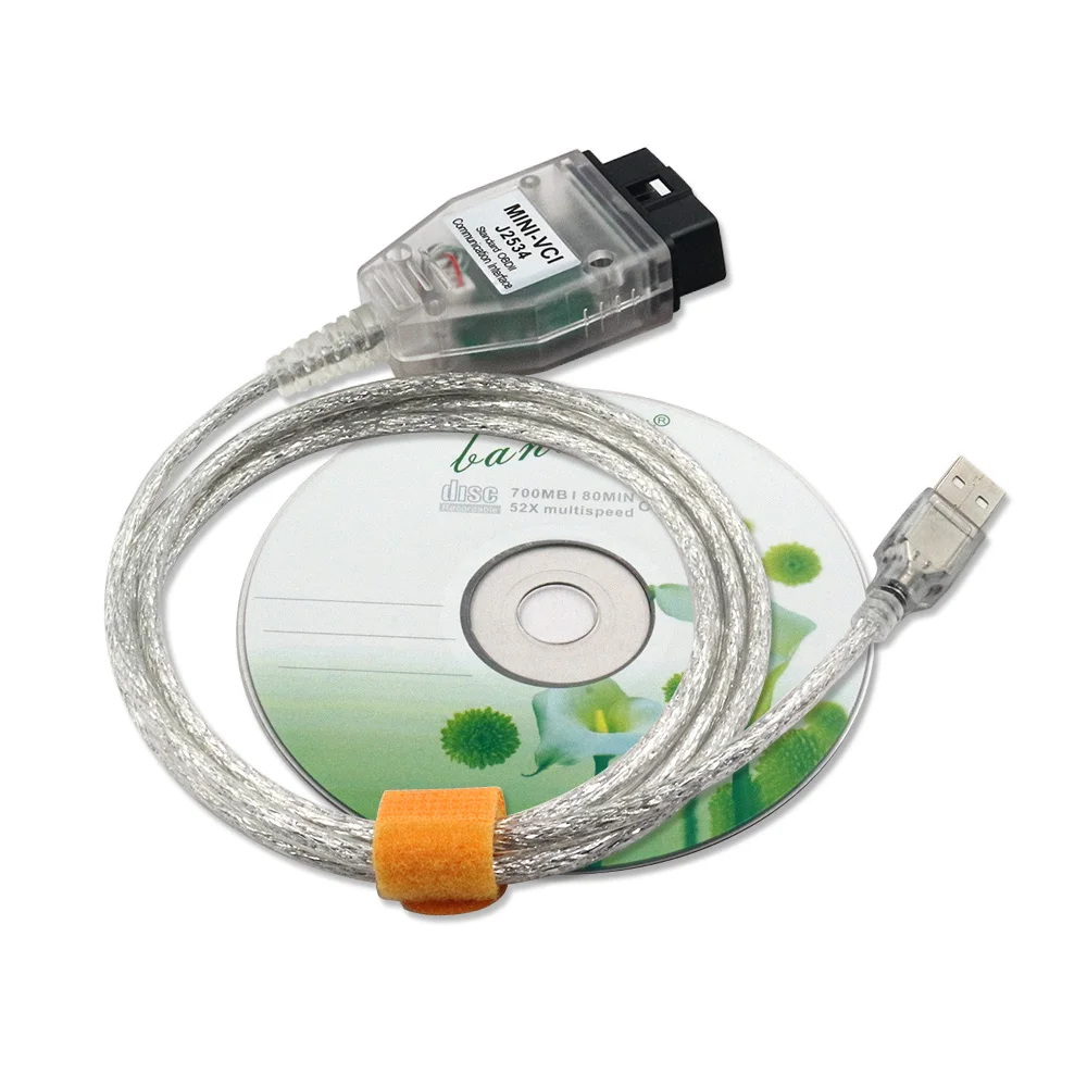 Новейший интерфейс V15.00.028 MINI VCI для TOYOTA TIS Techstream MINI-VCI FT232RL Chip J2534 OBD2 Диагностический