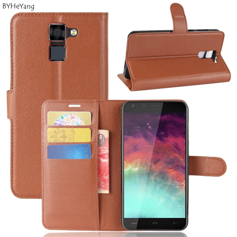 For HOMTOM ht30 чехол BYHeYang с откидной крышкой кожаный роскошный модный подставкой for