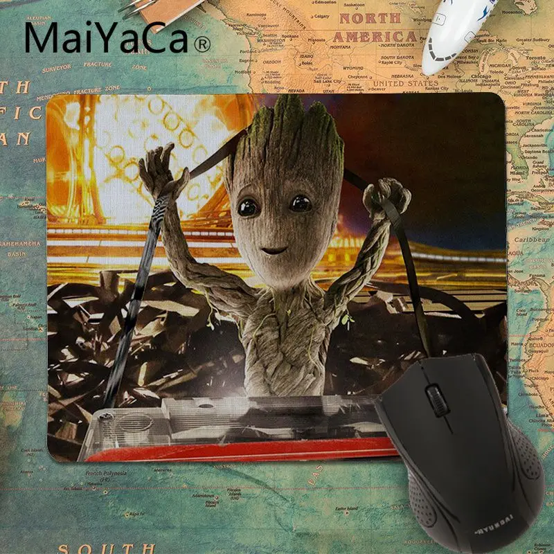 MaiYaCa Groot по индивидуальному заказу Мышь колодки компьютер Аниме Коврик для мыши и