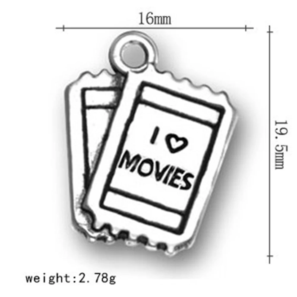 Новинка 2021 очаровательные подарки с выгравированной надписью i love movie |