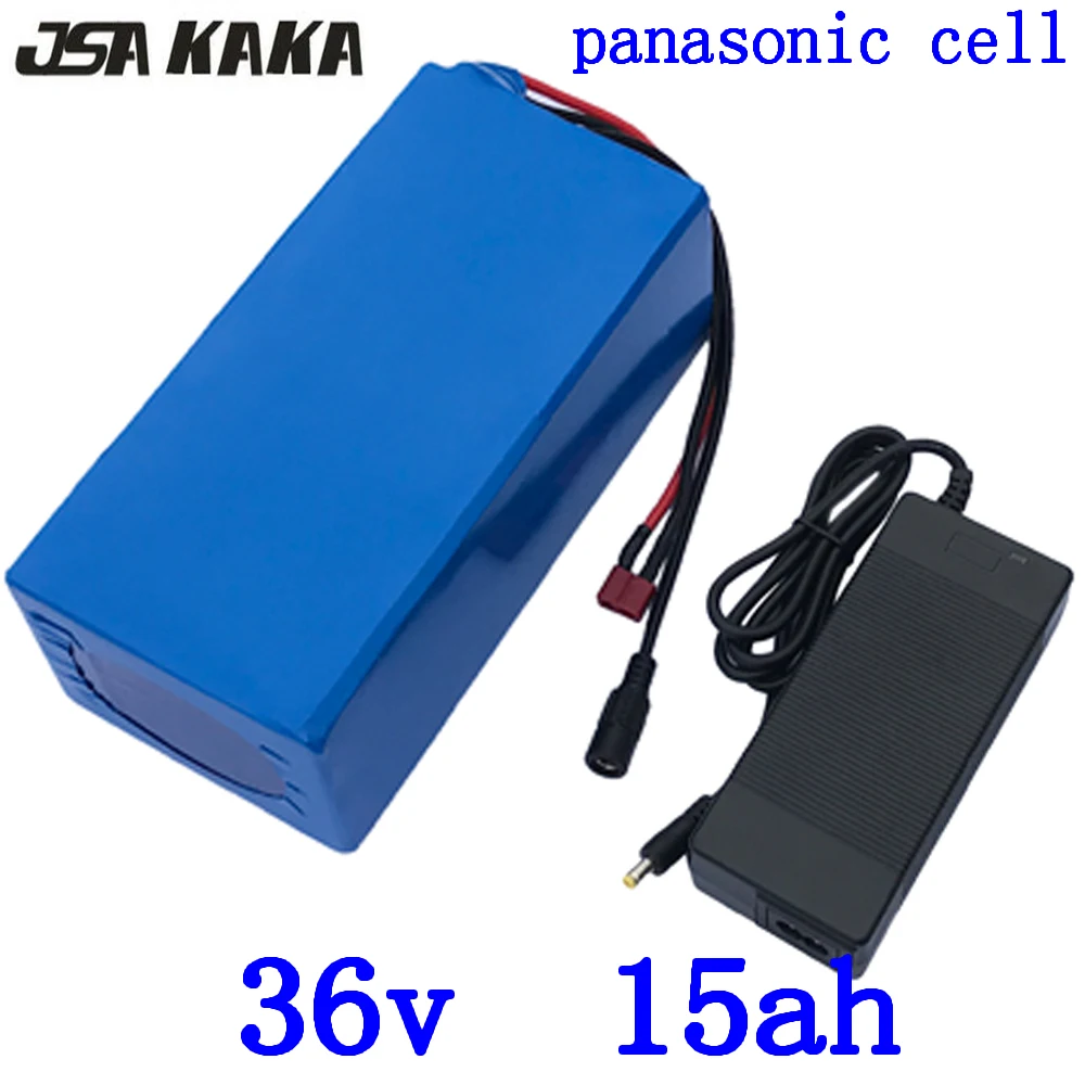 36В 15ач батарея для велосипеда электрического 14.5ач литиевая panasonic с зарядным