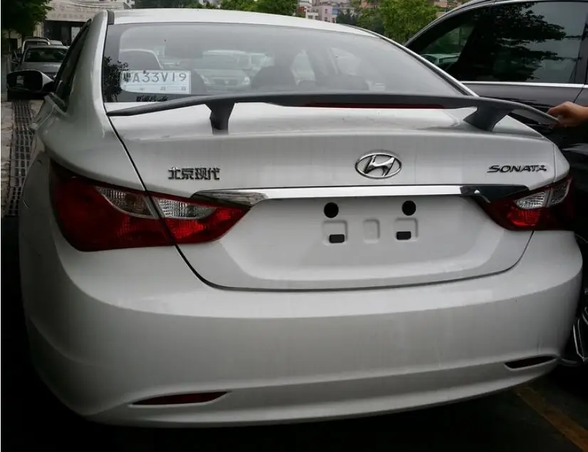 ABS грунтовка для заднего крыла автомобиля спойлер багажника Hyundai Sonata 8 2011 2012 2013 2014
