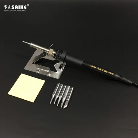 Package 2 SAIKE 947 45 Вт Тепловая паяльник Электрический паяльник сварочный паяльник 220 В - Цвет: Package 2